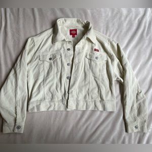 Dickies white corduroy jacket